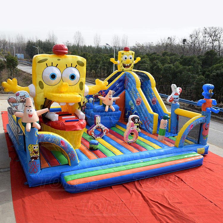 inflatable SpongeBob playground combo 2